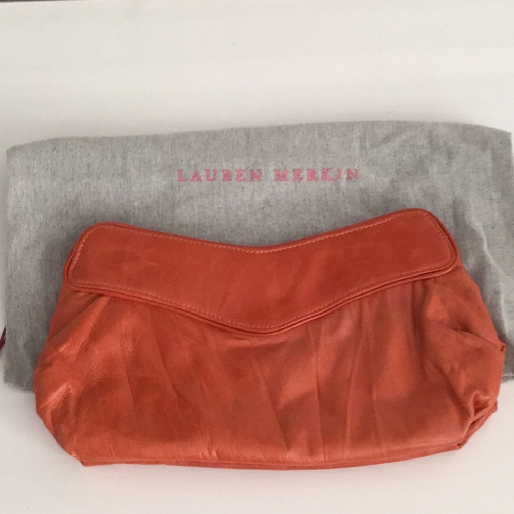 Lauren Merkin Leather Clutch